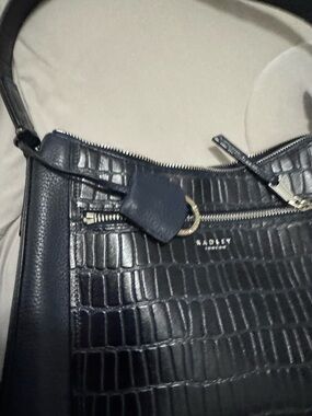 Radley London navy blue shoulder bag